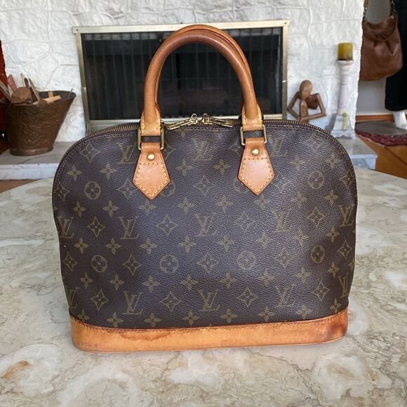 Louis Vuitton Alma PM Monogram Satchel Bag Dust-bag Lock & 2 Keys - Picture 5 of 17